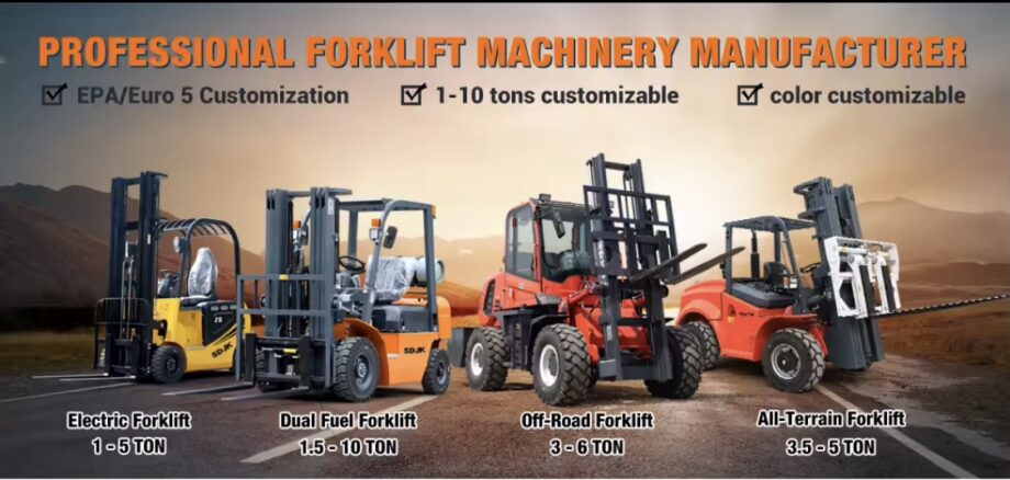 4WD 3-6Ton Rough Terrain off-Road Lift Forklift