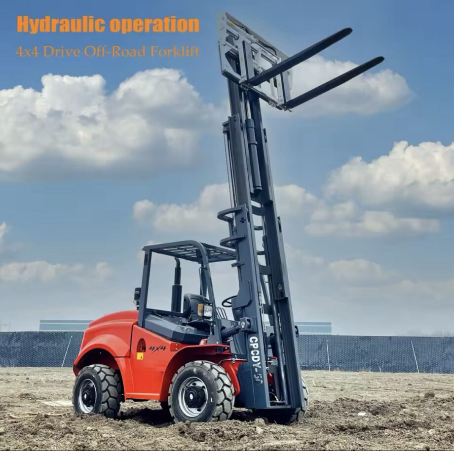 4WD 3-6Ton Rough Terrain off-Road Lift Forklift