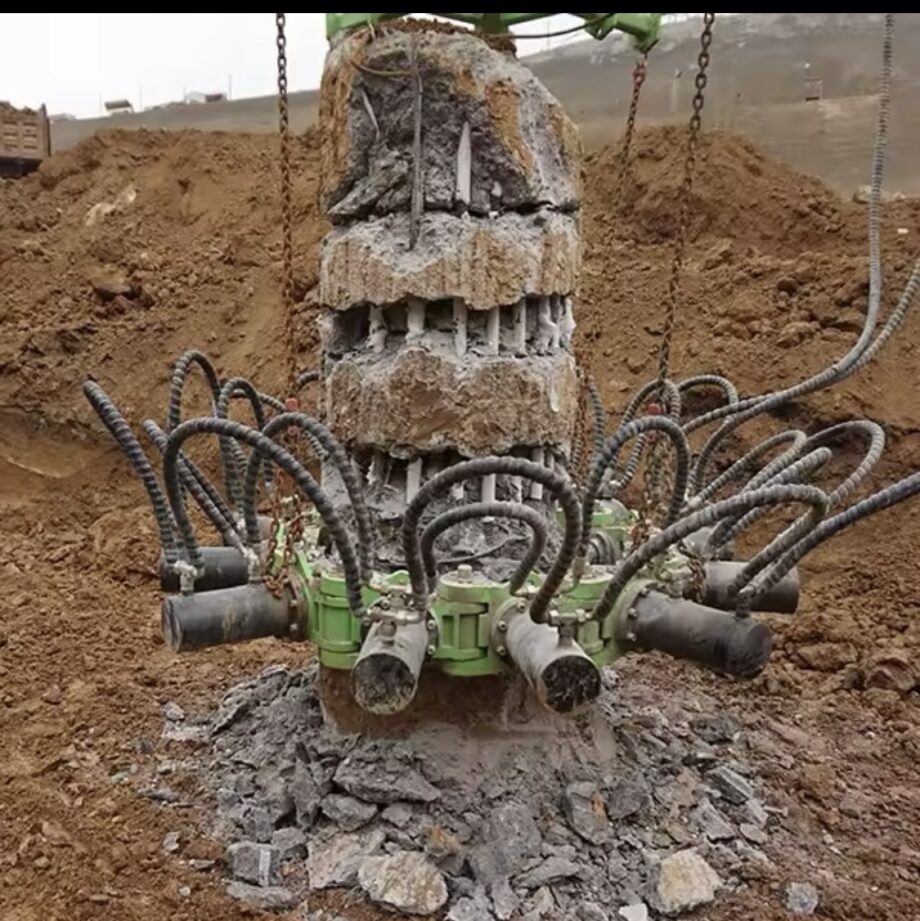 300~1800mm Low Noise Round Concrete Pile
Breaker