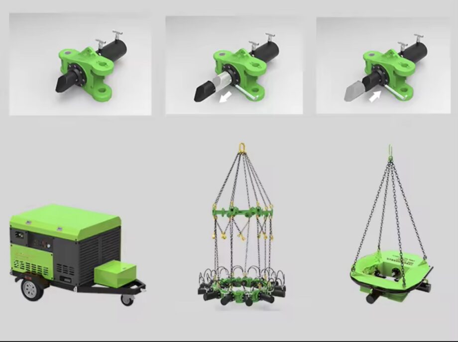 300~1800mm Low Noise Round Concrete Pile
Breaker