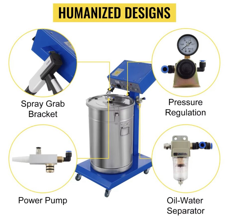 WX-958S Electrostatic Powder
Coating Machine