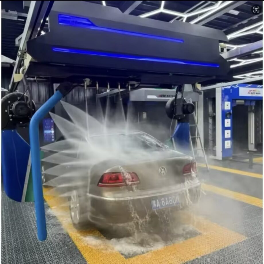 Auto car wash machine