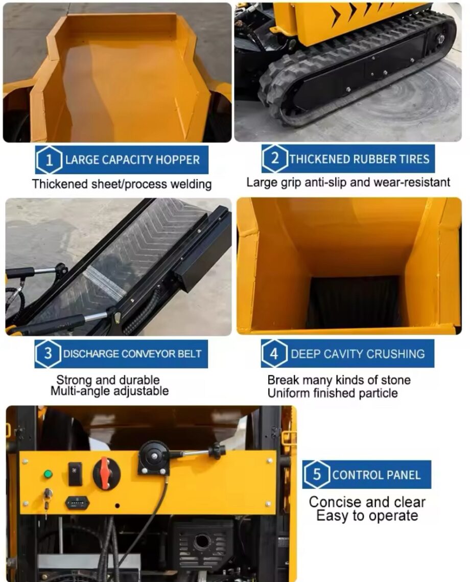 Diesel Engine Driven Jaw Crusher Stone Crushing Rock Crusher Farm Durable Bearing Crawler
Cone Crushing Plant Machine Gravel
