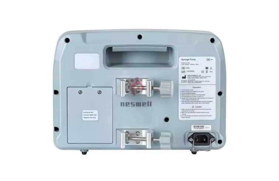 Li-battery Based Dual Double
Channel Infusion Syringe Pump