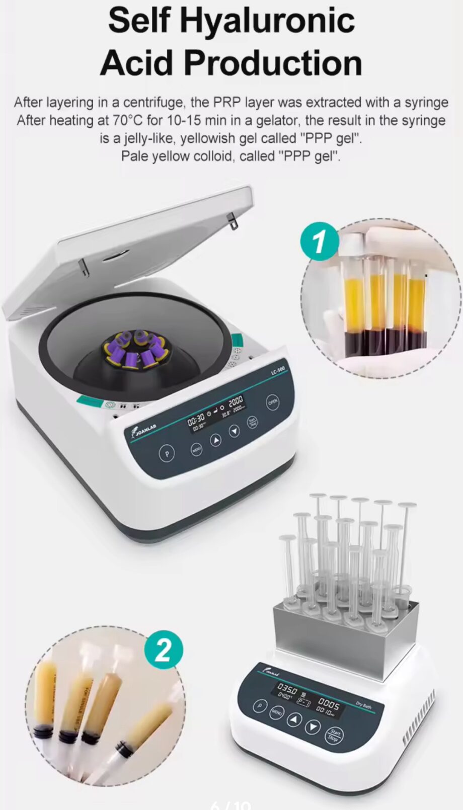 Heating Gel Maker Bio Filler