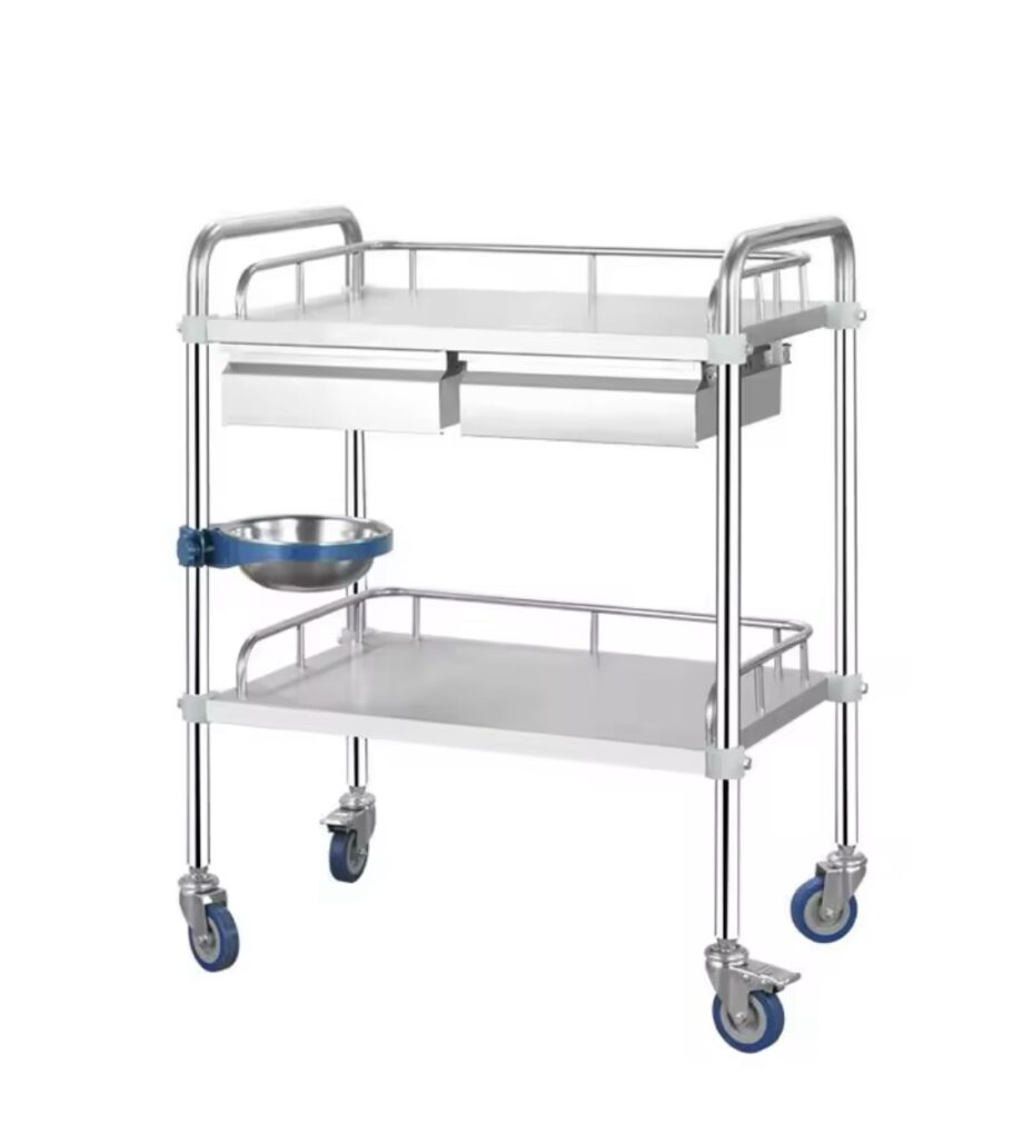 Stainless Steel Medical Treatment Vehicle
Multifunctional Cart Storage Rack