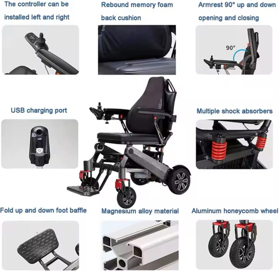 Remote control wheelchair