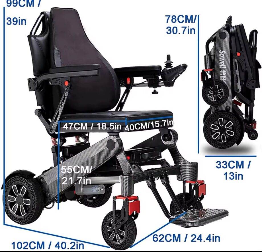 Remote control wheelchair
