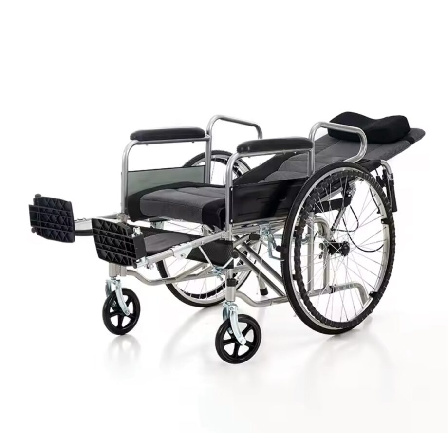 Manual Commode Wheelchair Folding Adjustable