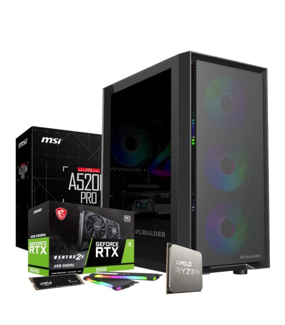 PCBuilder Ryzen 5 5500
SCOUT Windows 11 Gaming PC