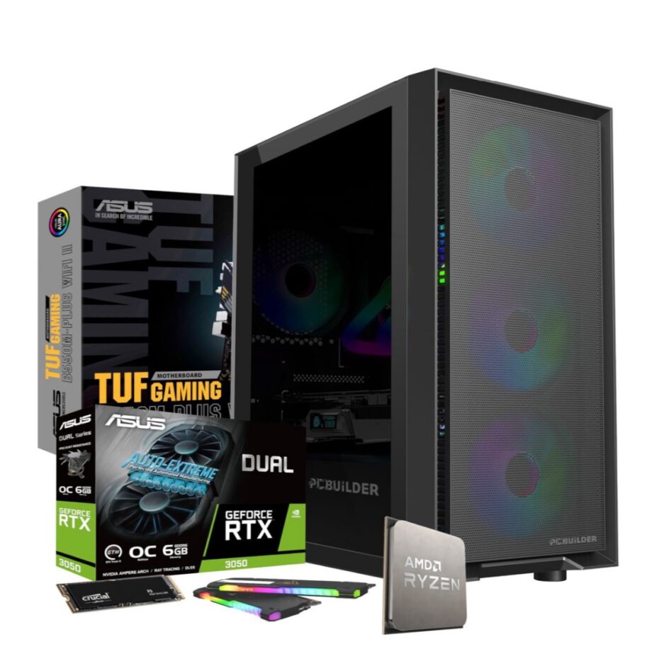 PCBuilder AMD Ryzen 5 5600X SENTINEL Windows 11 Gaming