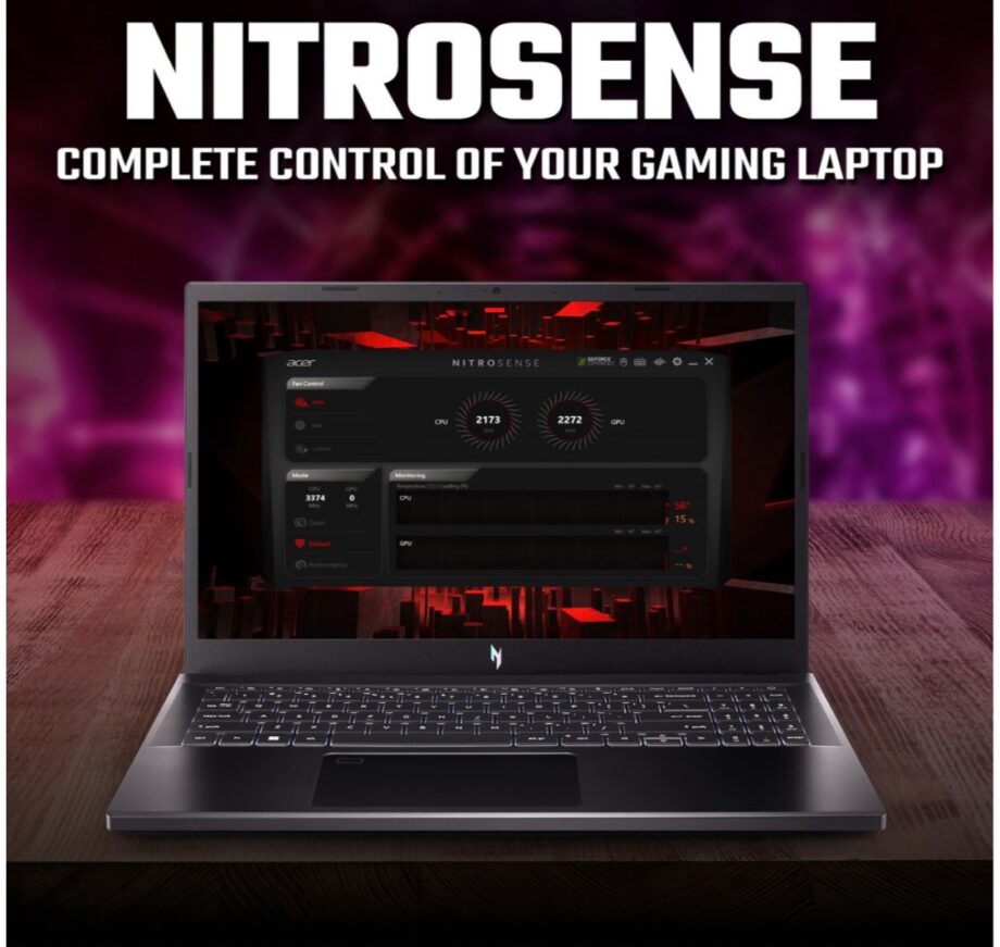Acer Nitro V15 Gaming
Notebook 15.6" i5, 8GB DDR5,
512 GB SSD, Win11