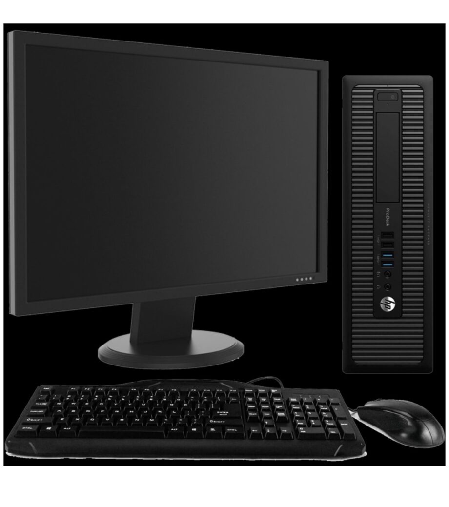 HP ProDesk 600 G1 Intel i5, 4th Gen Desktop PC with 19" Monitor