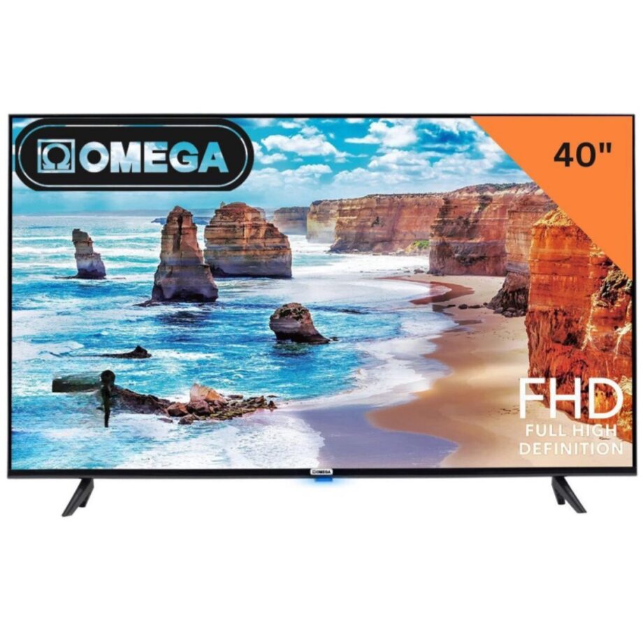 Omega 40" Full HD TV Wide
Color Changer HDMI/VGA/USB/ AV Mode (Non-Smart TV)