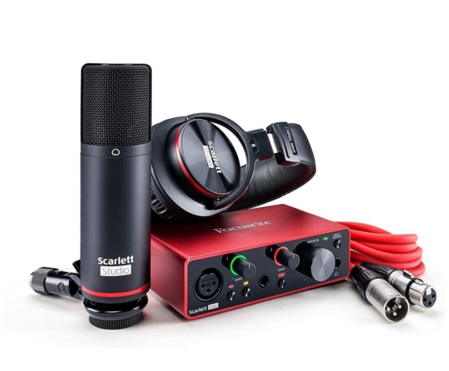Focusrite Scarlett Solo Studio
4th Gen Recording Bundle