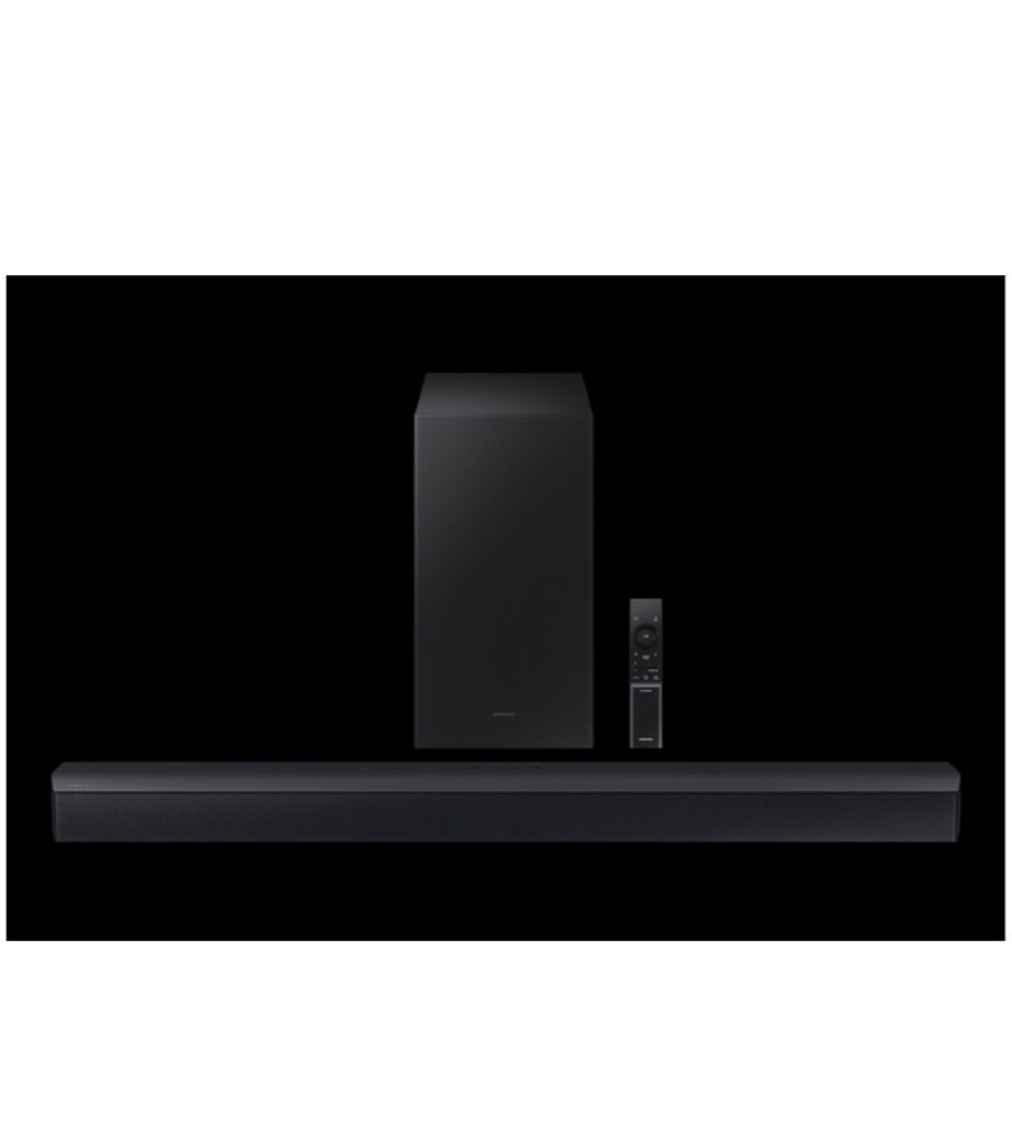 Samsung 2.1 ch Bluetooth
Soundbar with Subwoofer and
DTS Virtual X Sound