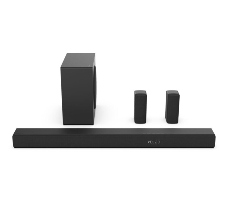 Hisense 540W 5.1 Channel
Bluetooth Soundbar with Wireless Subwoofer