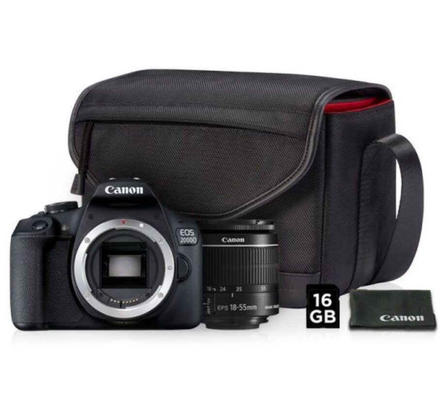 Canon Eos 2000d DSLR
Treasured Memories Starter
Bundle