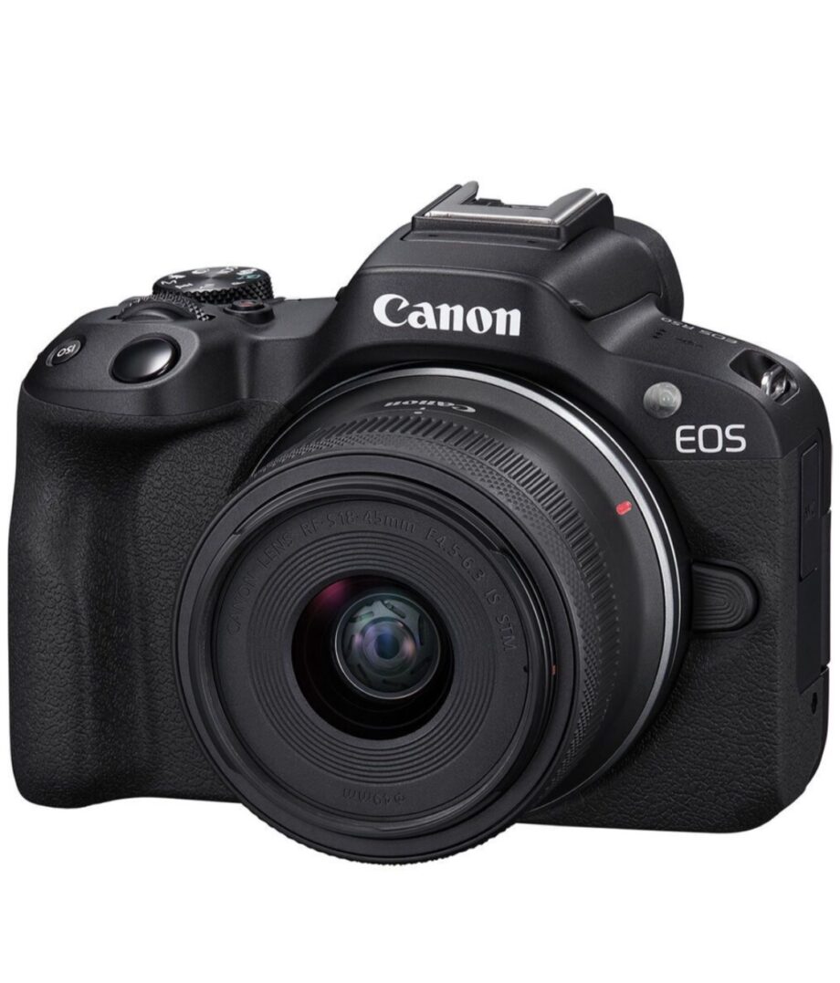Canon EOS R50 Mirrorless
Camera and RF-S 55-210mm
Lens and 18-45mm Lens