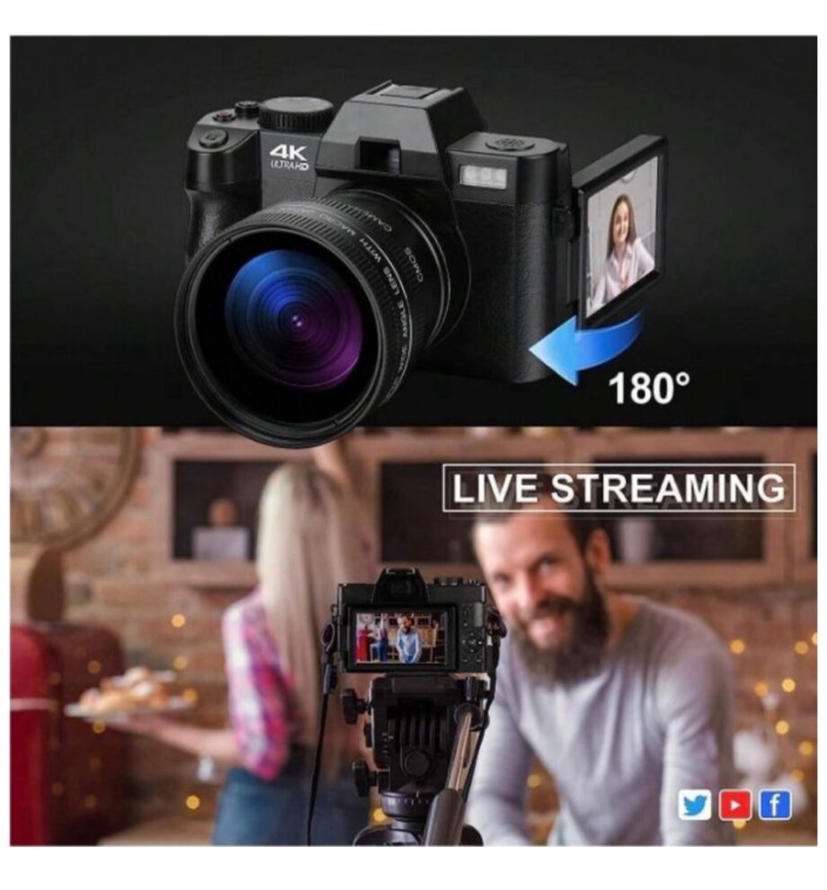 NBD - 4K Digital Camera With Interchangeable Lens & CMOS
Sensor - Black