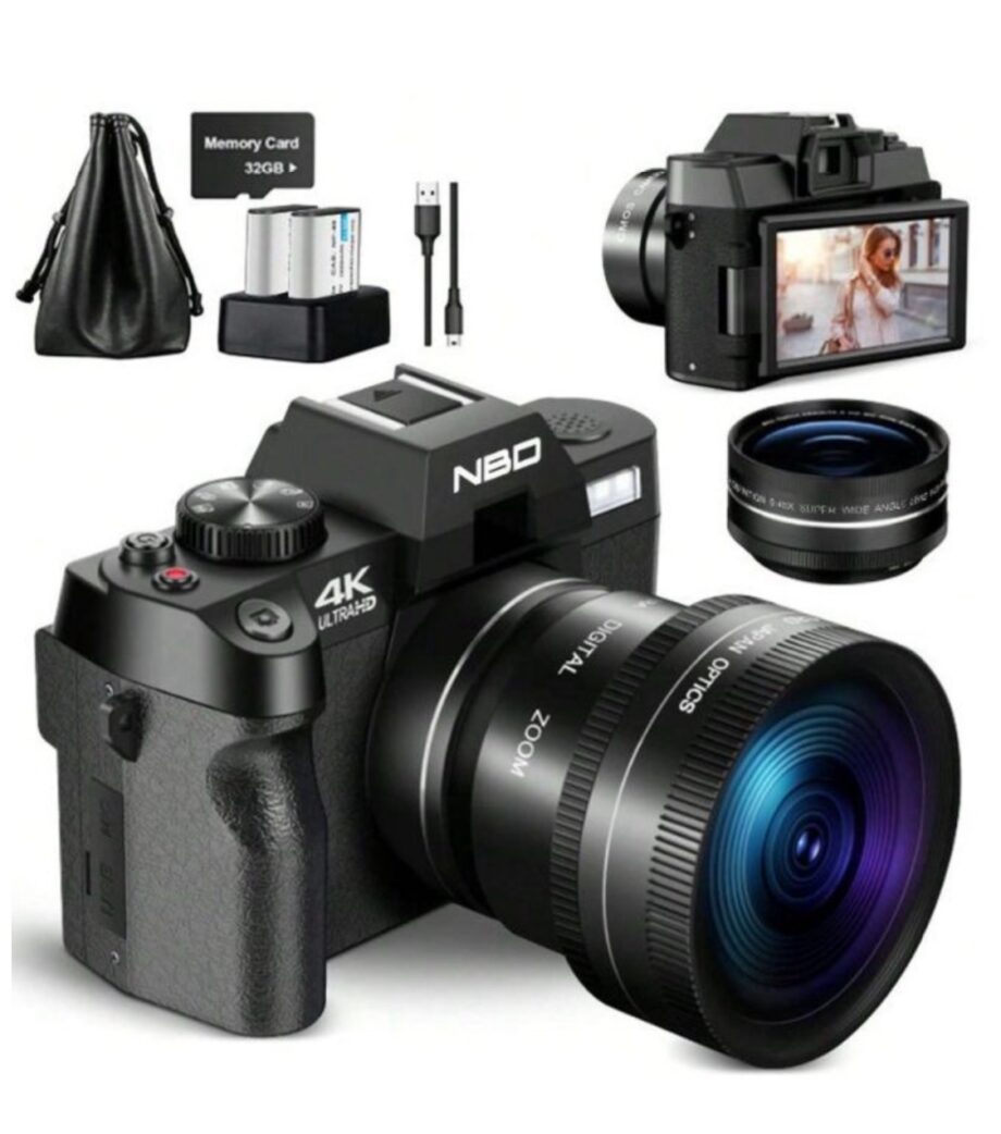 NBD - 4K Digital Camera With Interchangeable Lens & CMOS
Sensor - Black