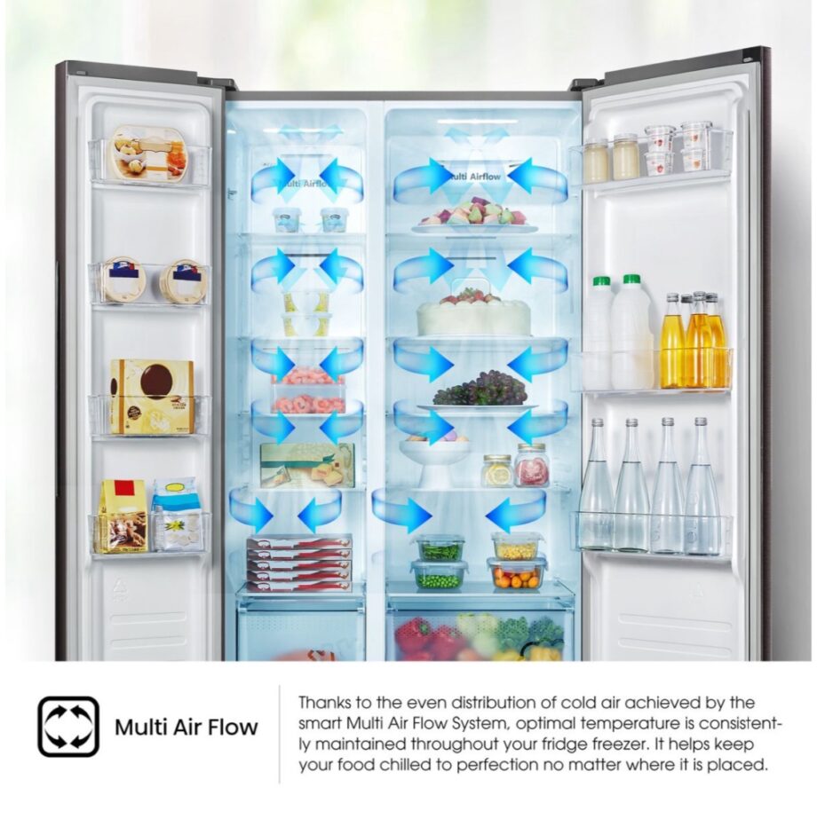 Hisense 508L No Frost Side by Side Fridge