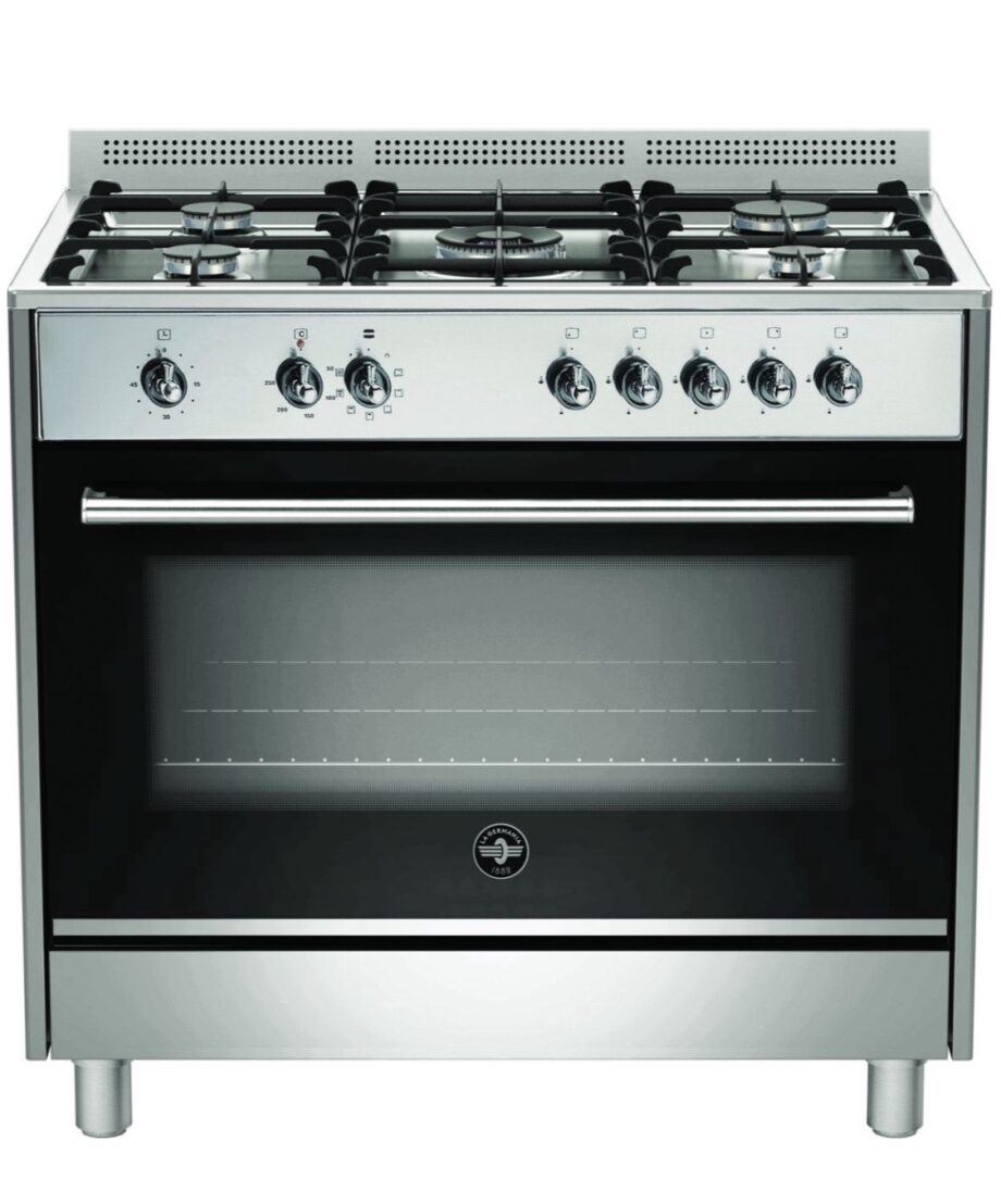 La Germania Rustica 90cm Gas
Stove 5 Gas Burners 9MF
Electric Oven S/ Steel
