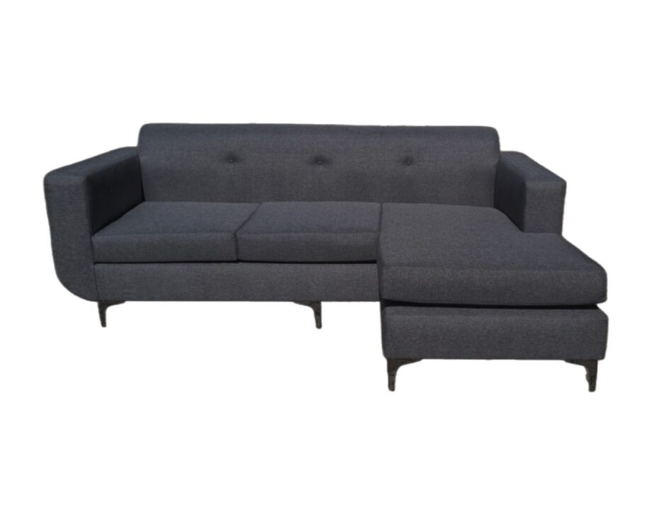 Charcoal Universal 3 Seater with Ottoman Couch Sofa Set
