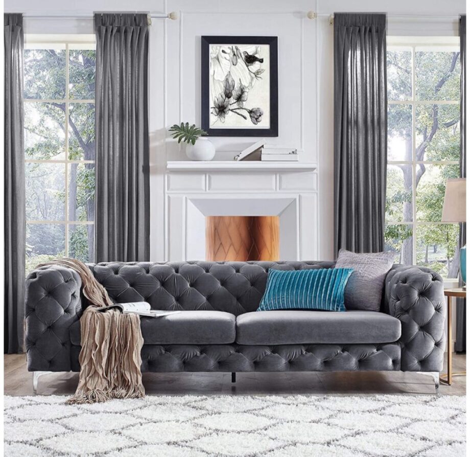 Juliette Deep Button Velvet 2-
Steater Tufted Sofa - 2021
Edition