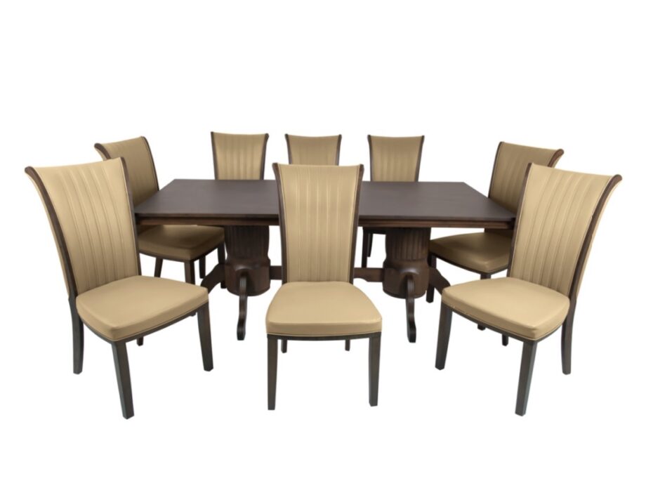 Spring 9-Piece Dining Set
- Cream