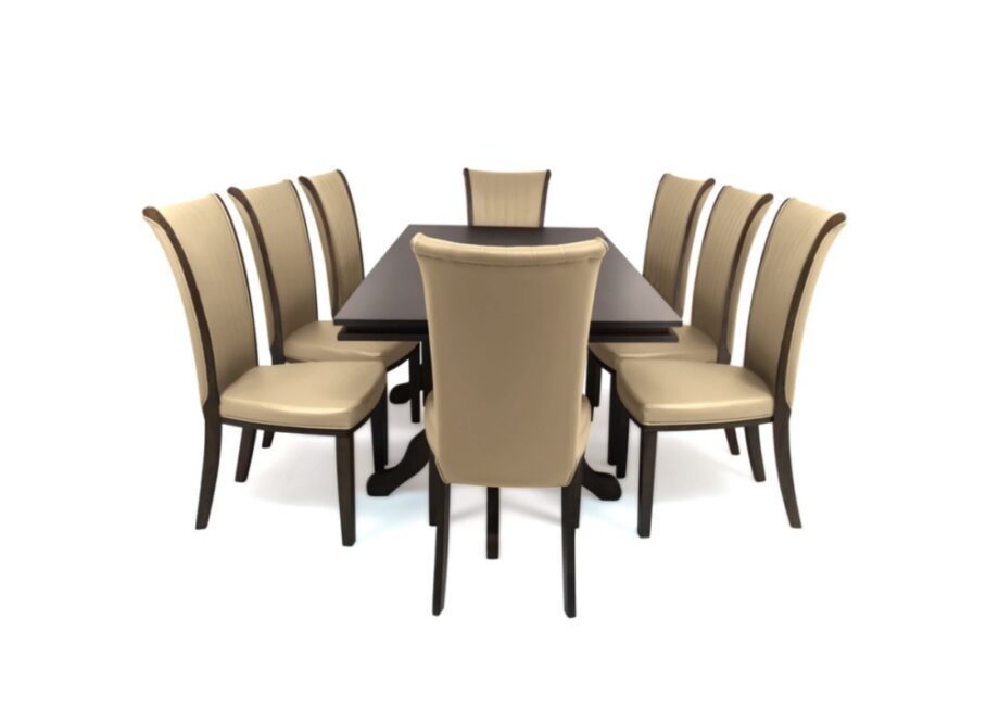 Spring 9-Piece Dining Set
- Cream