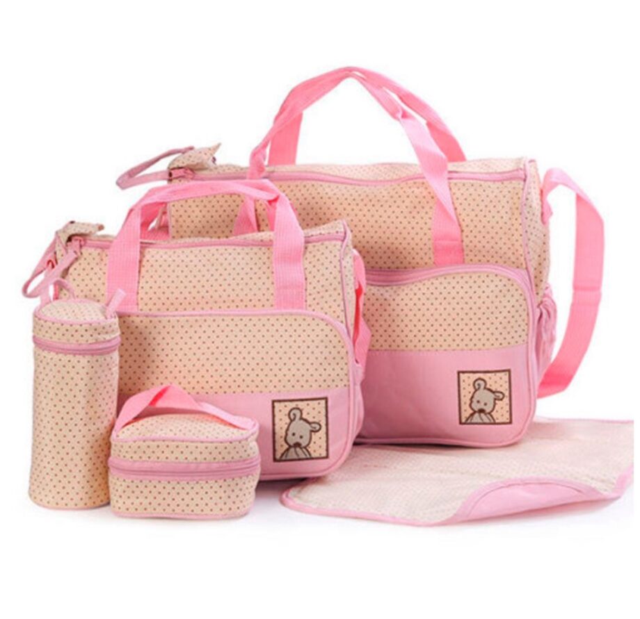 5-Piece Multifunctional
Nappy Bag