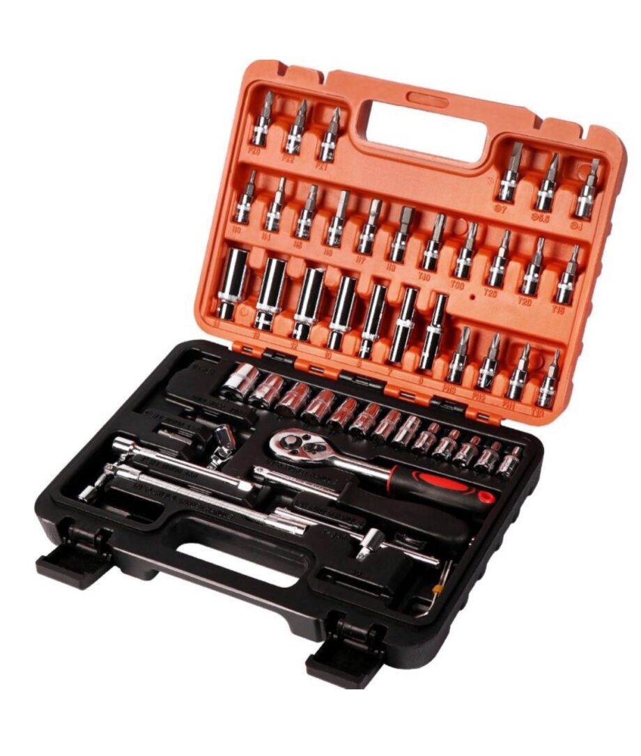 53 Piece 1/4" DR.SOCKET &
WRENCH SET