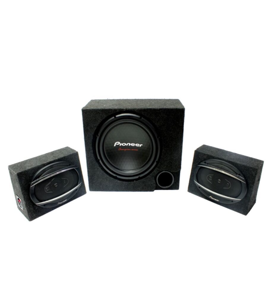 Pioneer Subwoofer & 6x9
Speaker Combo in Enclosure - Wiring Connection Port