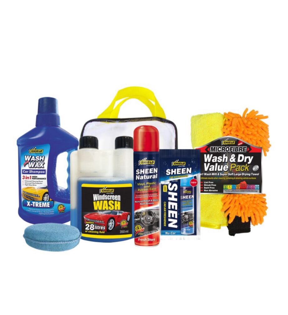 Shield - Ultimate Wash & Shine
Kit - Set of 6
Shield