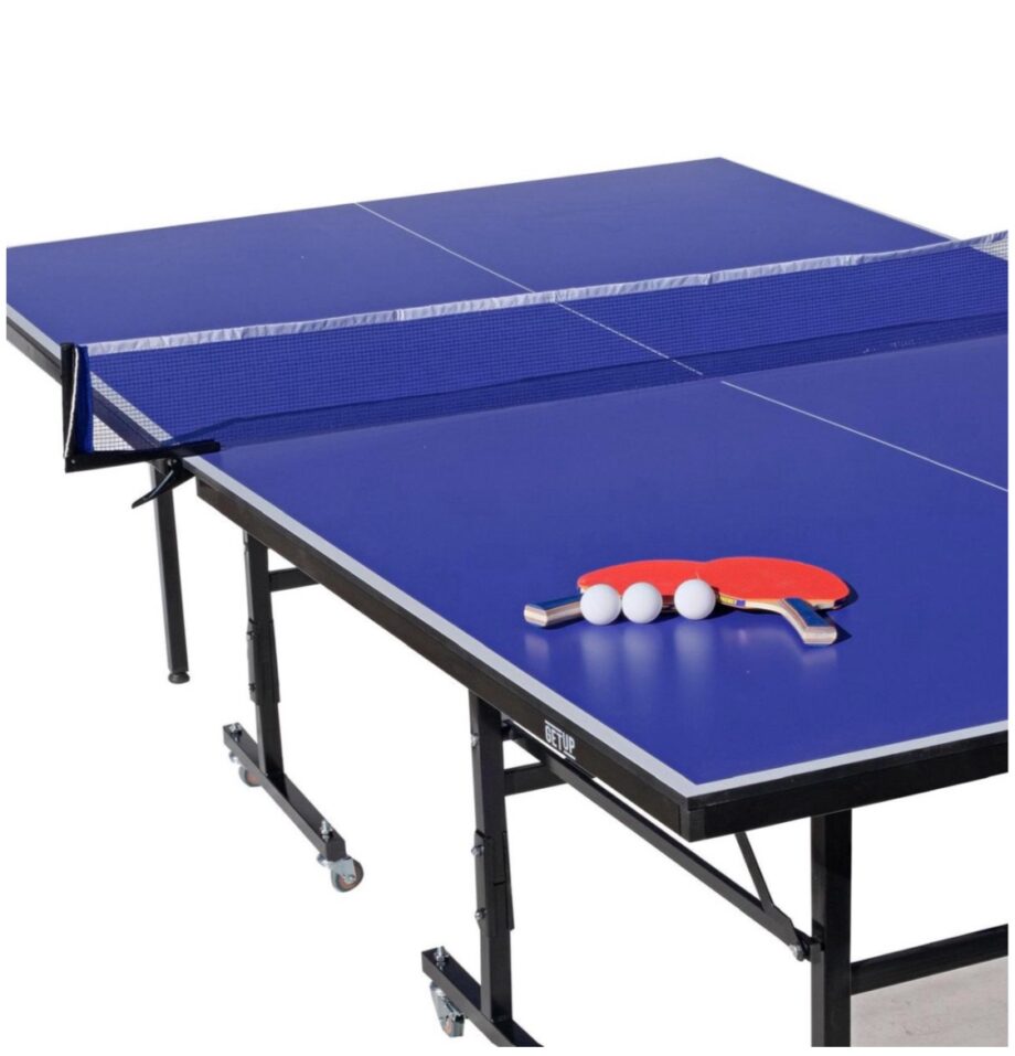 GetUp Premium Hybrid Table Tennis and Ping Pong Table with Wheels