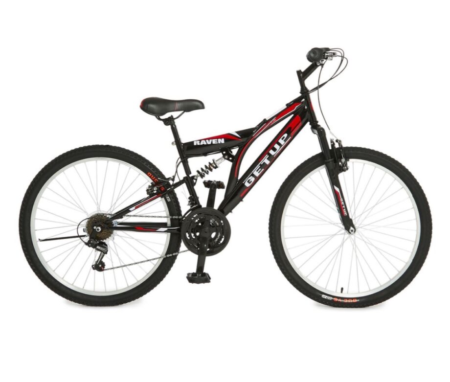 GetUp Raven 26" Dual
Suspension Bike - Shimano
Equiped