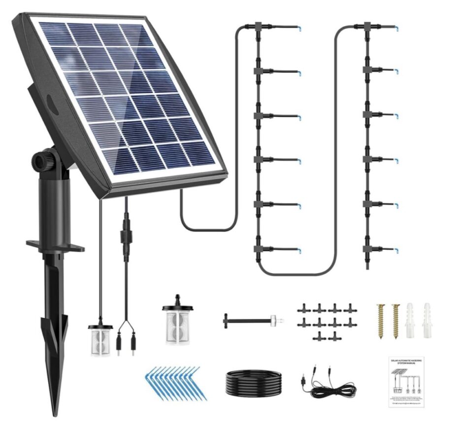 Solar Automatic Drip Irrigation
Kit System, DIY Watering
Device Pots Plants