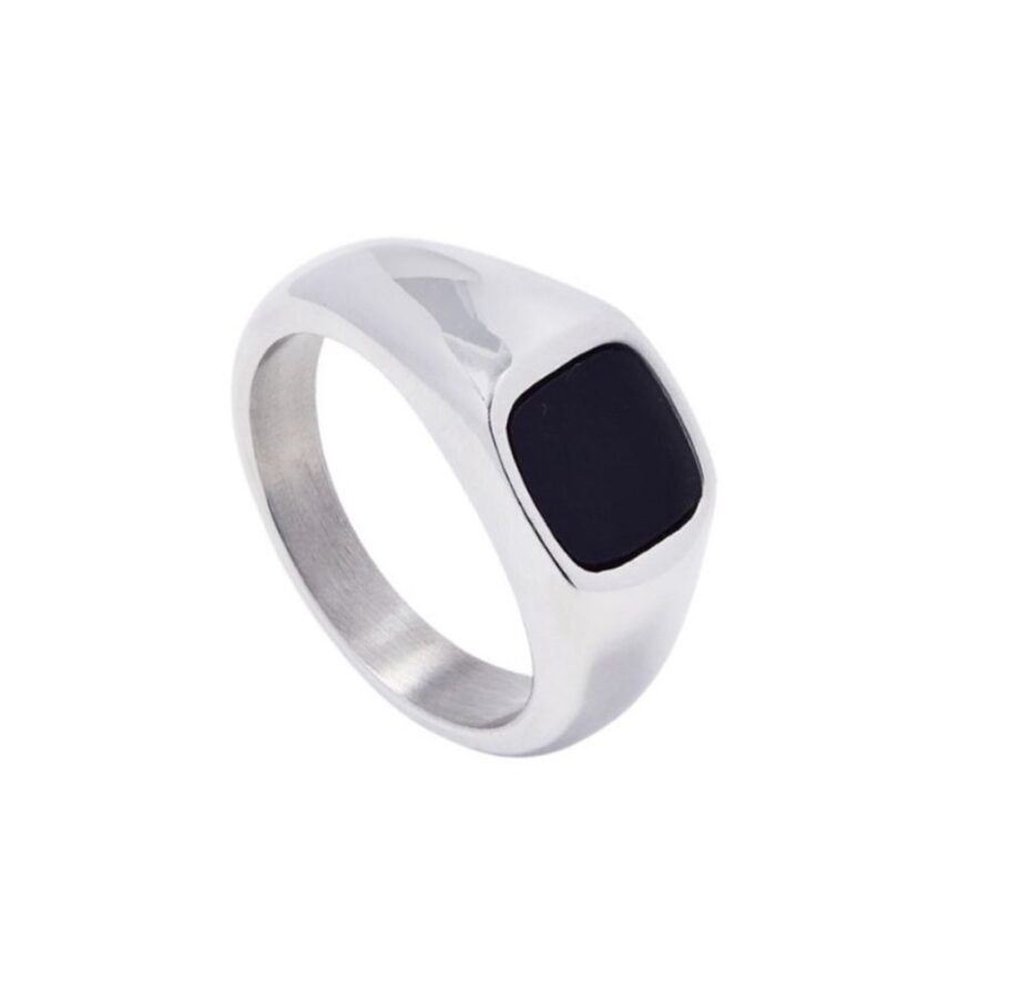 Xcalibur Stainless Steel Square
Signet Ring