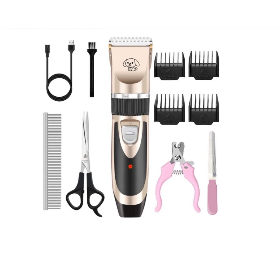 Pets Hair Trimmer Clipper
Rechargeable with Grooming
Kit