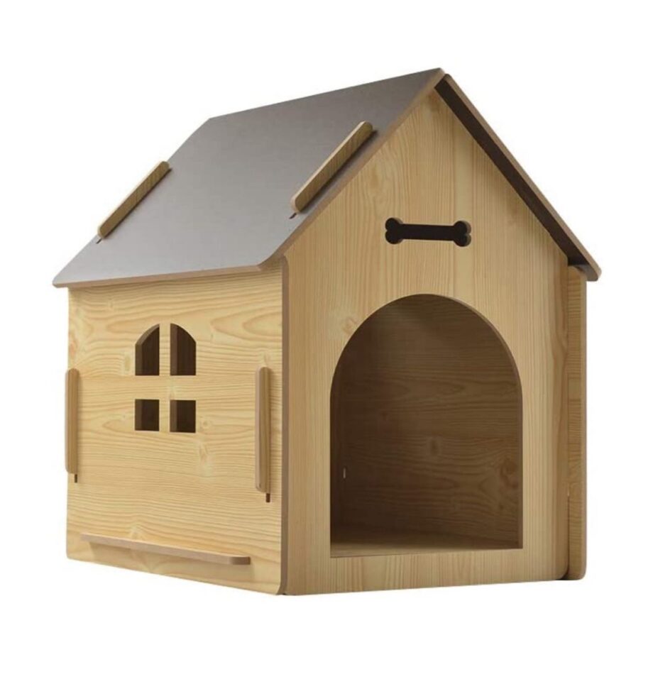 Pet Kennel Dog House Wooden without Doors for Small Dogs -
40x51x52cm