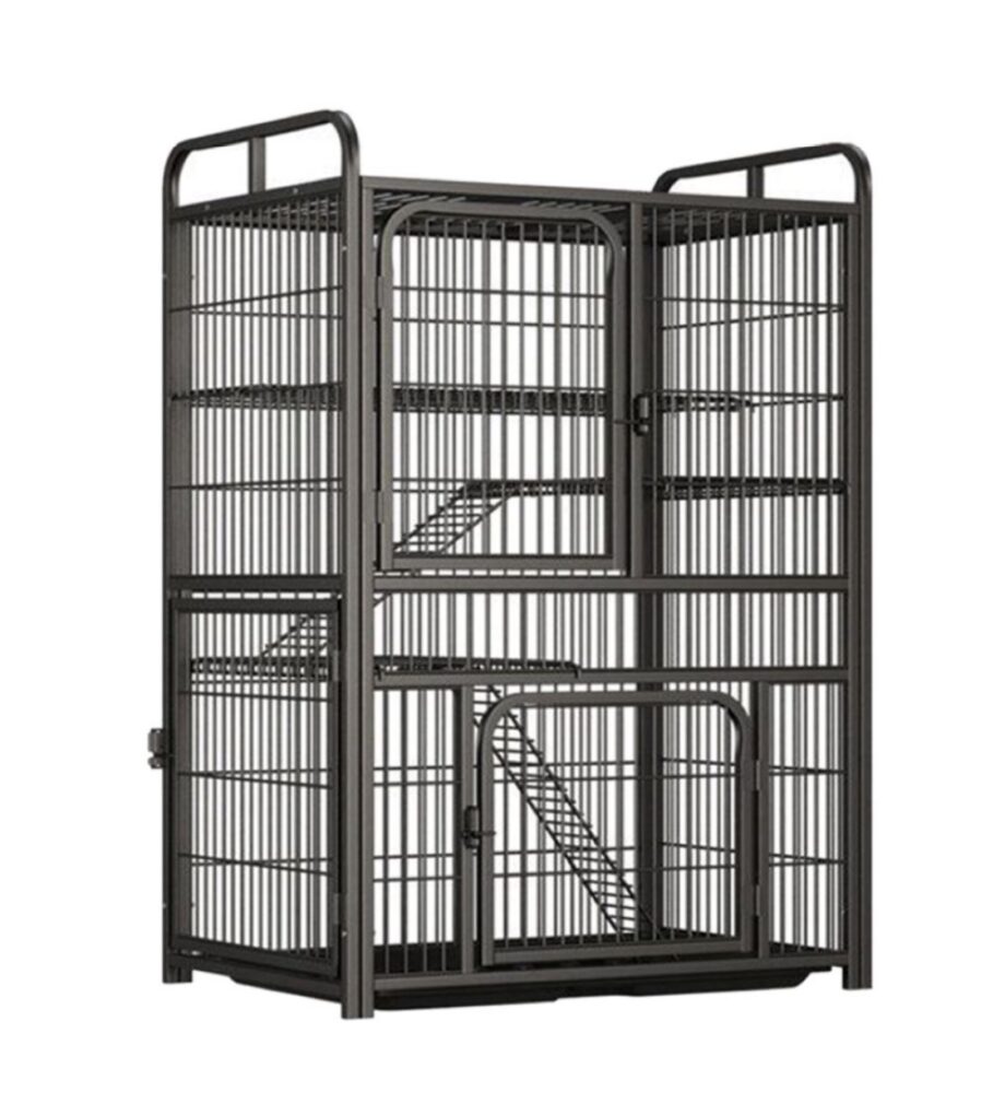 Pet Extra Large Triple Layer
Foldable Metal Mesh Pet Cage
Condo (140cm) - Black