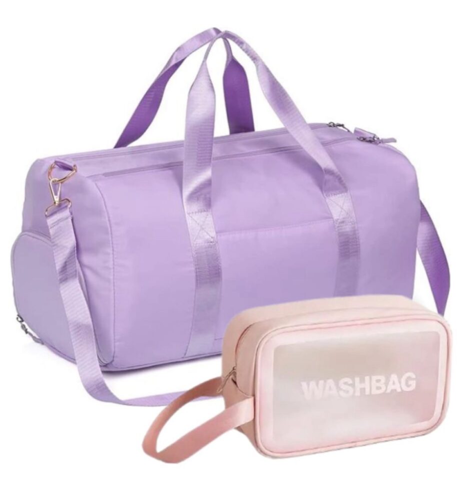 Fashionable Oxford Travel Gym
Waterproof Sports Duffel Bag
And Toiletry Bag