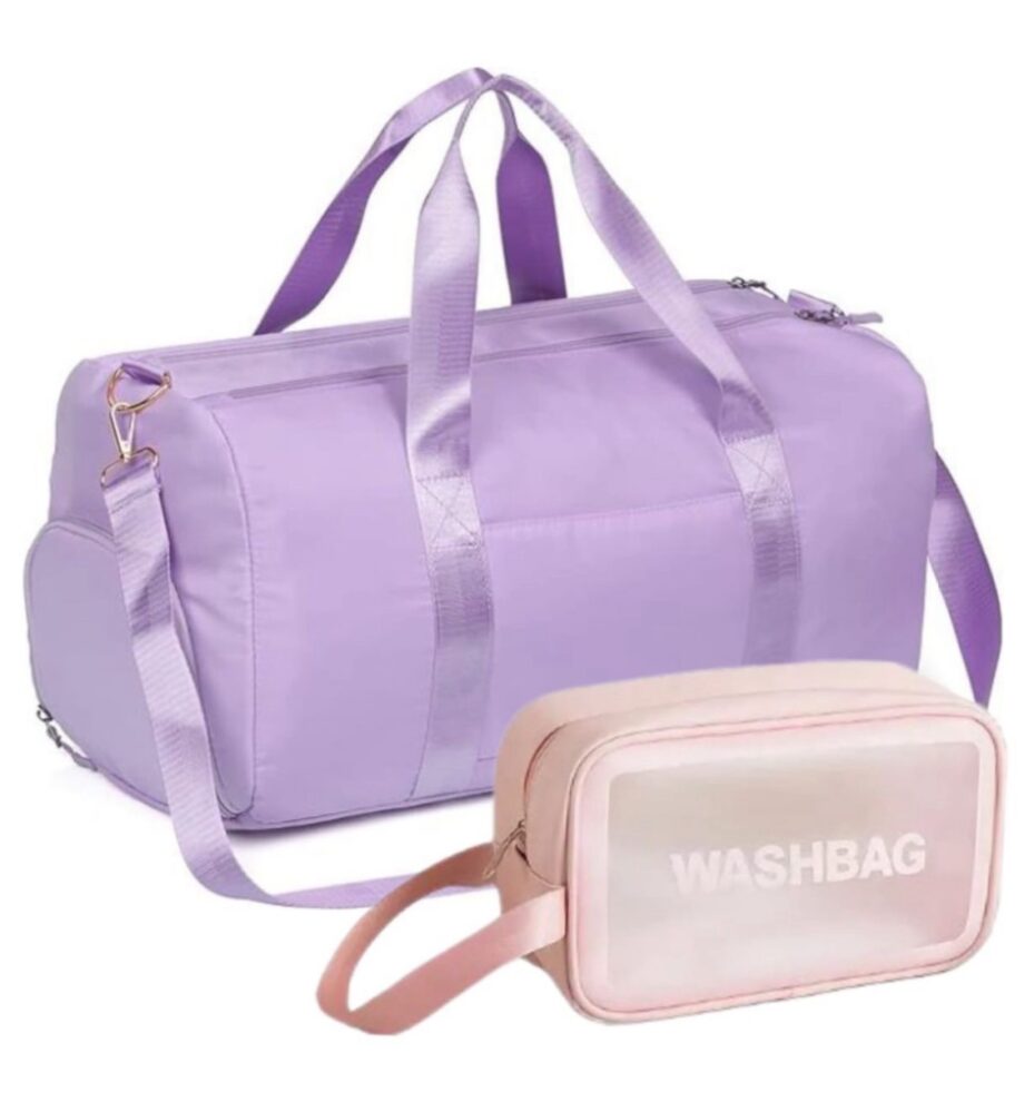Fashionable Oxford Travel Gym
Waterproof Sports Duffel Bag
And Toiletry Bag