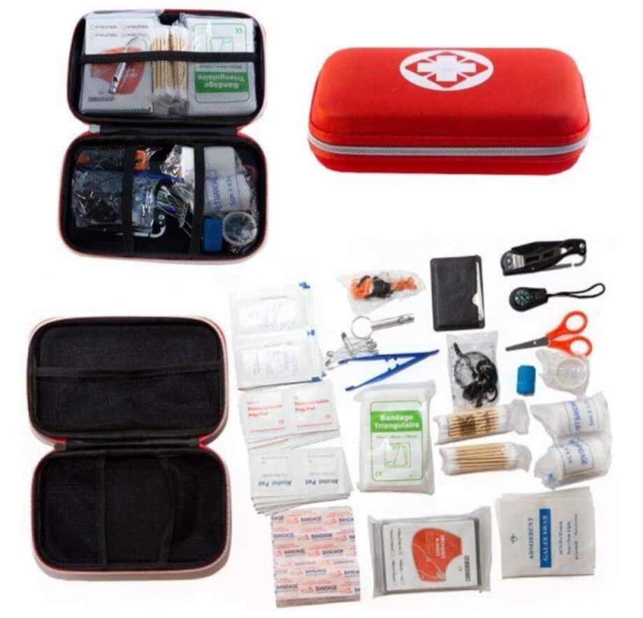 80 in 1 Outdoor Survival Kit
Camping, Travel, Multifunction
First Aid SOS