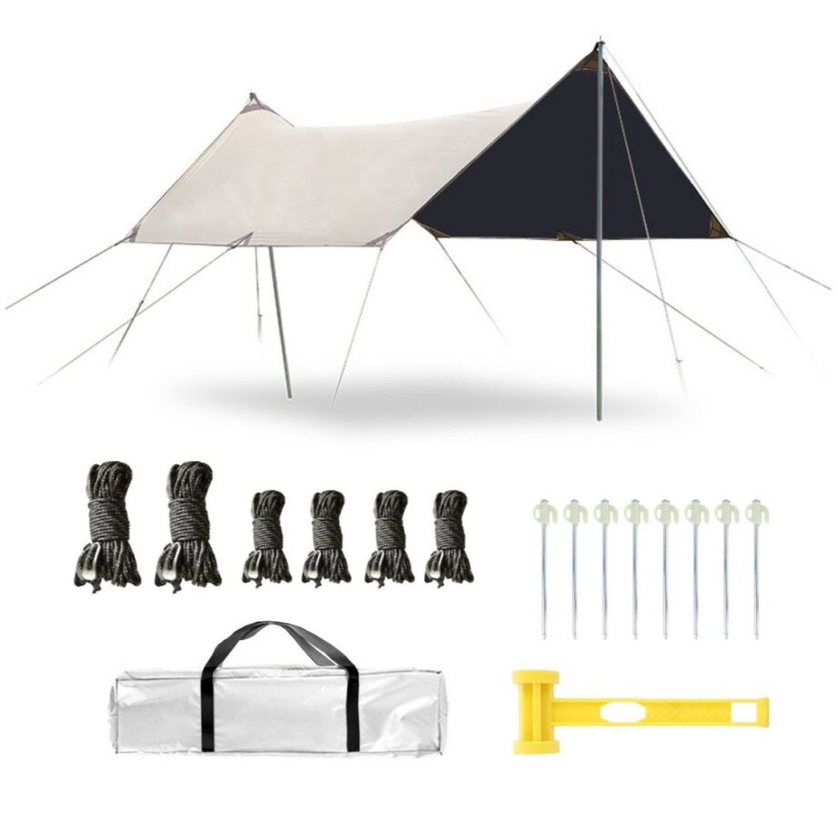 Camping 5m Canopy Shade
Tent - 3X5M - OffWhite