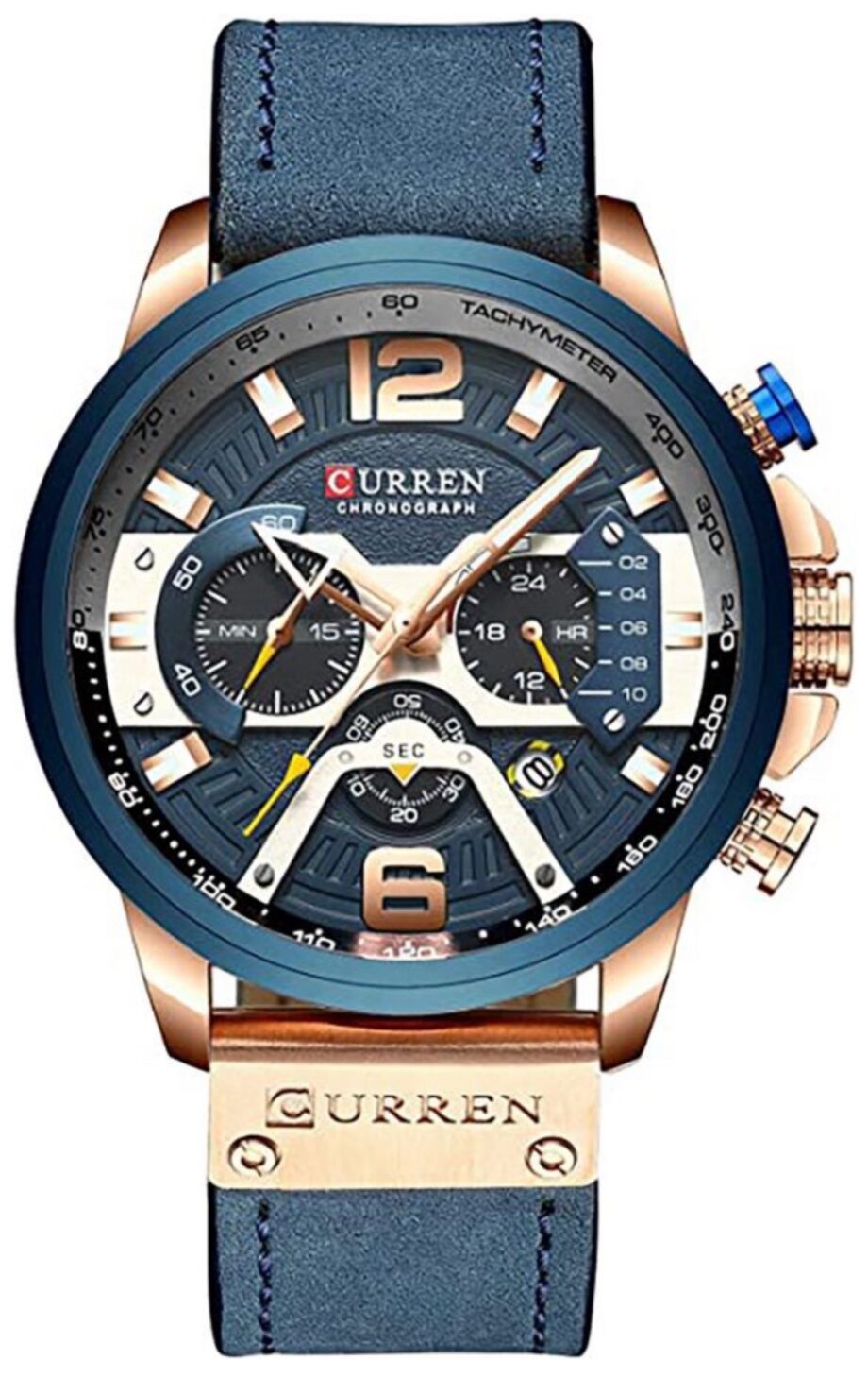Curren Blue Leather Strap
Men's Quartz Watch