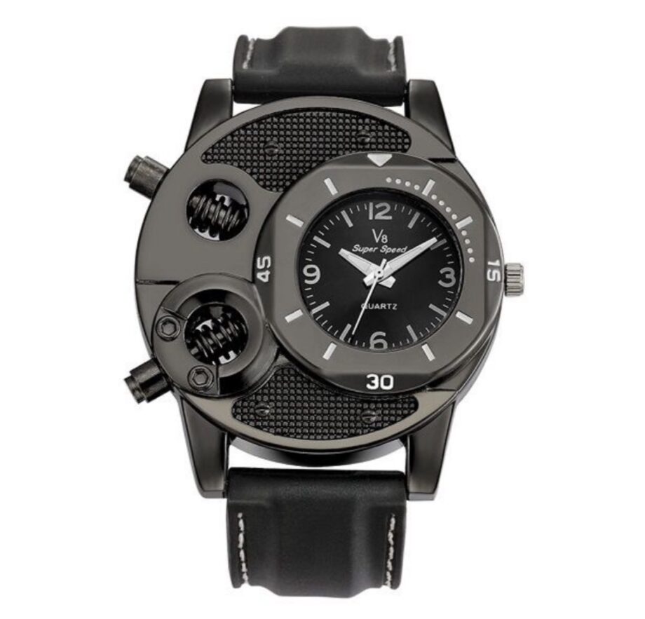 Men's Black Analogue Quartz
Wrist Watch