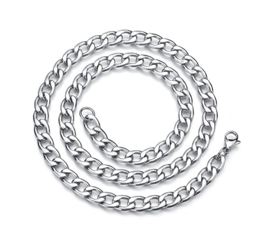 Necklace For Men - Azov Men's Titanium Alloy Cuban Chains
9x55cm + Gift Box