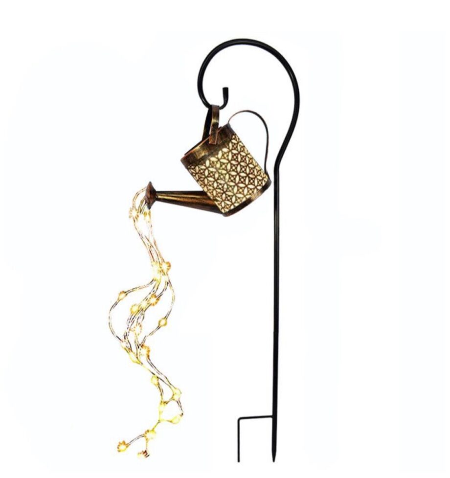 Outdoor Solar Iron Watering Can String Light Garden Light
Garden Decoration